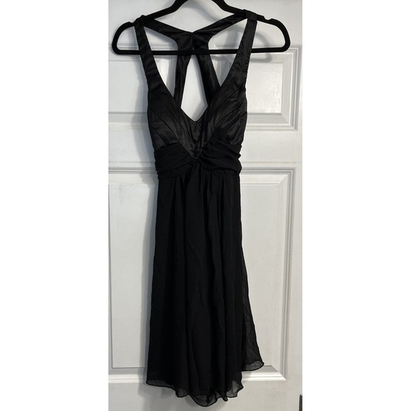 Vtg Fredericks Hollywood Mini Halter Dress Y2K Whimsigoth Fairy Grunge Prom Sz 6 - Picture 1 of 11